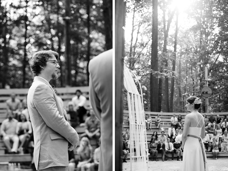 bride and groom during wedding ceremony in monkton, md