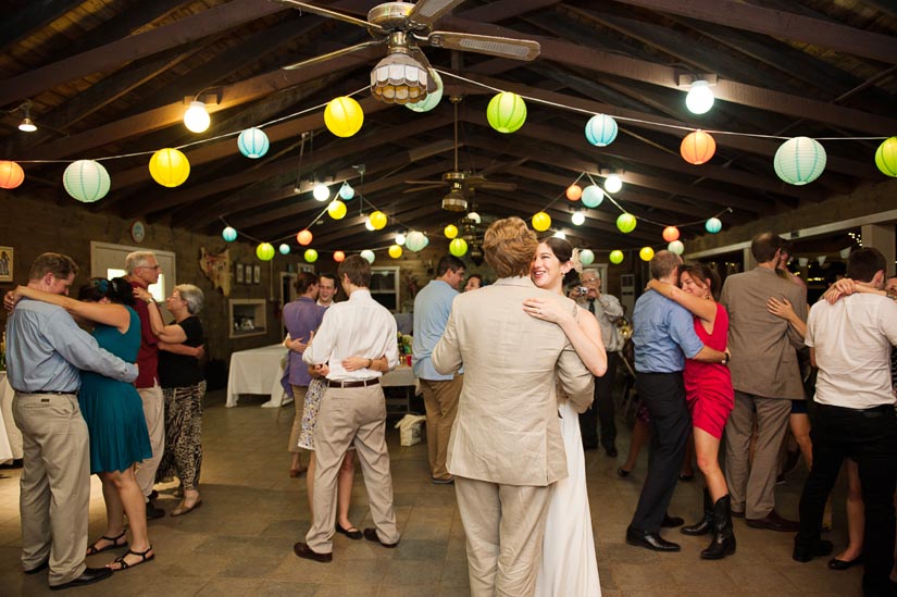 everyone joins in the dancing at thunderbird lodge