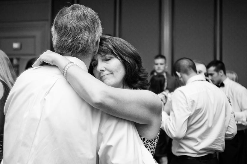 couple dancing at wedding reception