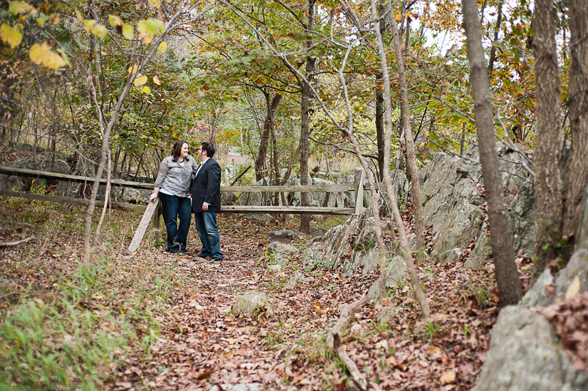 engagement session at great falls, va