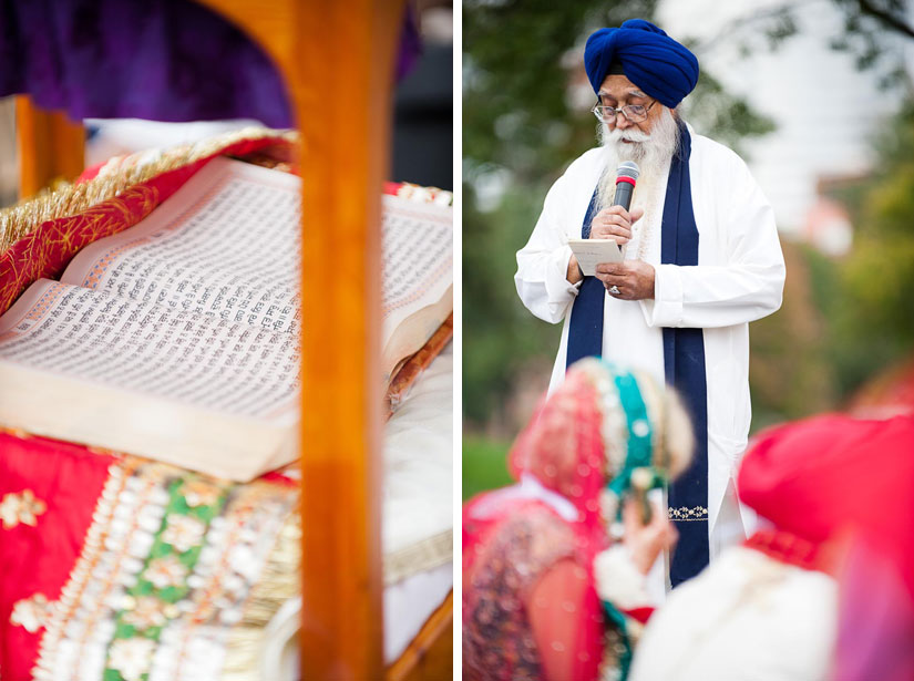 reader and sikh holy book