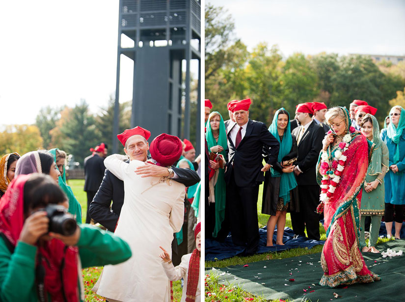 after the wedding ceremony at netherlands carillon