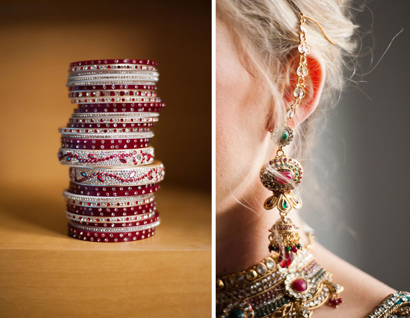 indian wedding jewelry details