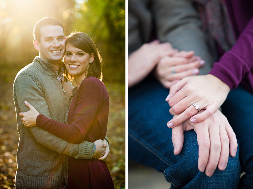 engagement session at sunrise