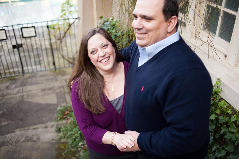 engagement photography at dumbarton oaks