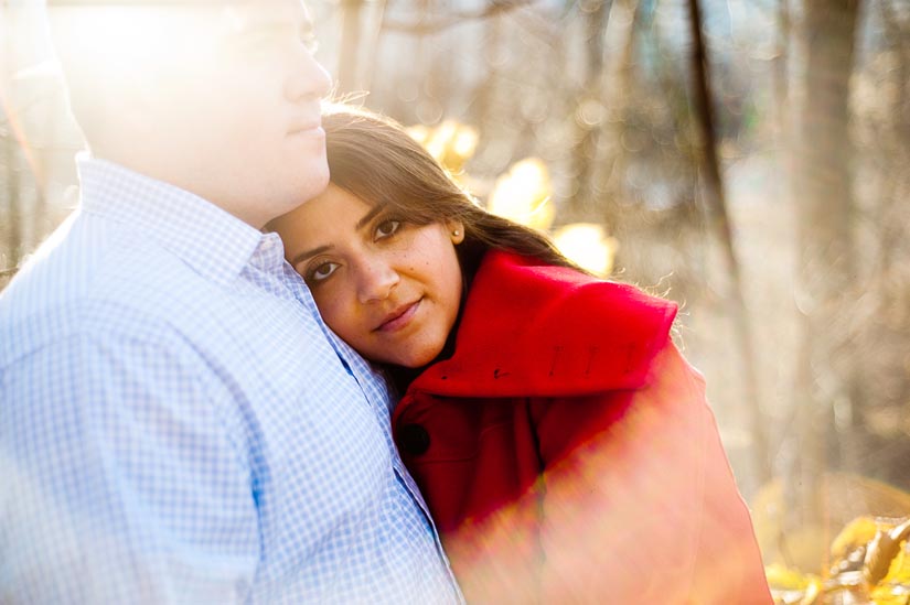 maria-russell-engagement-10 beautiful girl with lens flare