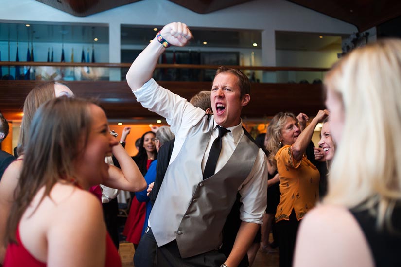 dancing at the national press club wedding reception