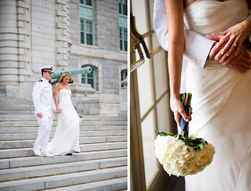 white wedding bouquet