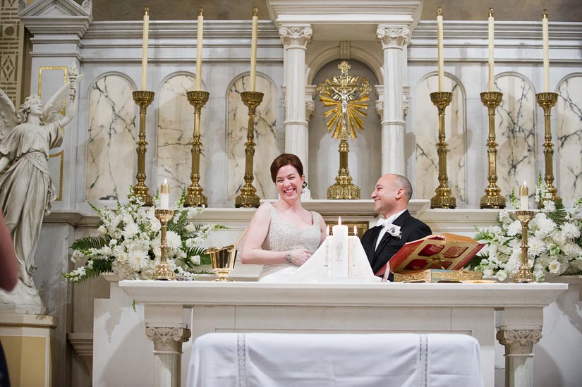 wedding at holy rosary church