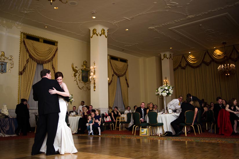 father-daughter dance wedding photography