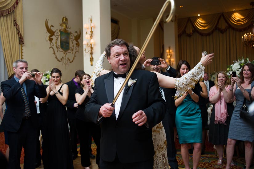 father of the bride with the belly dancer