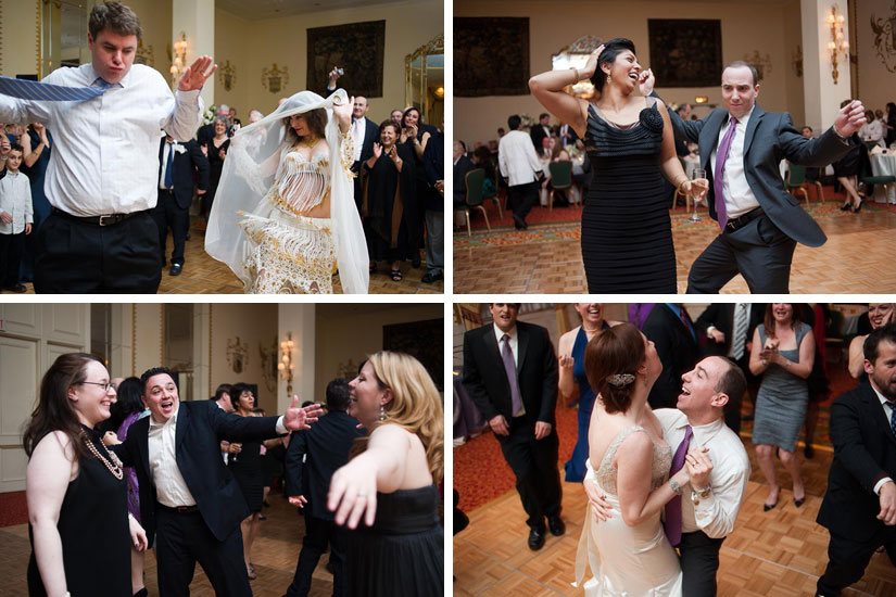 dancing at the mayflower wedding reception