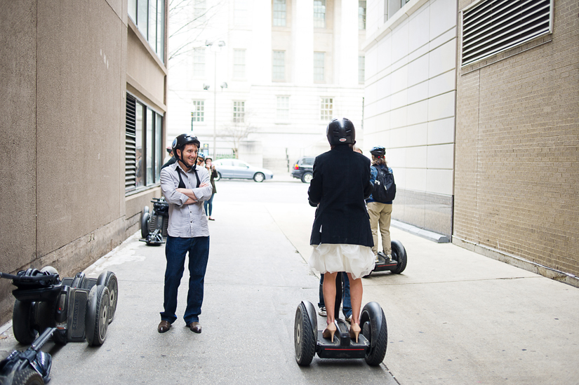 segway wedding!