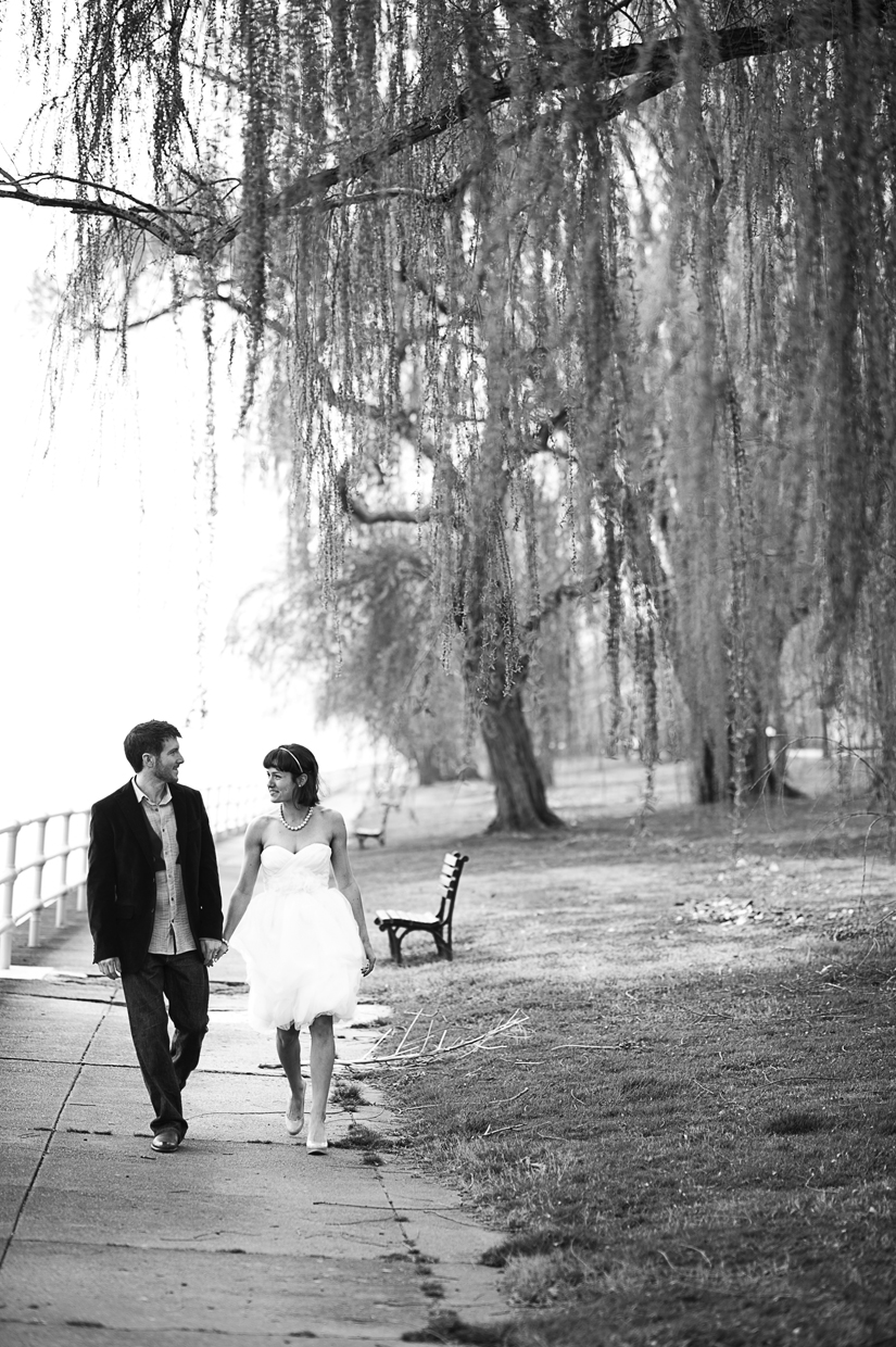 walking along the potomac on hains point