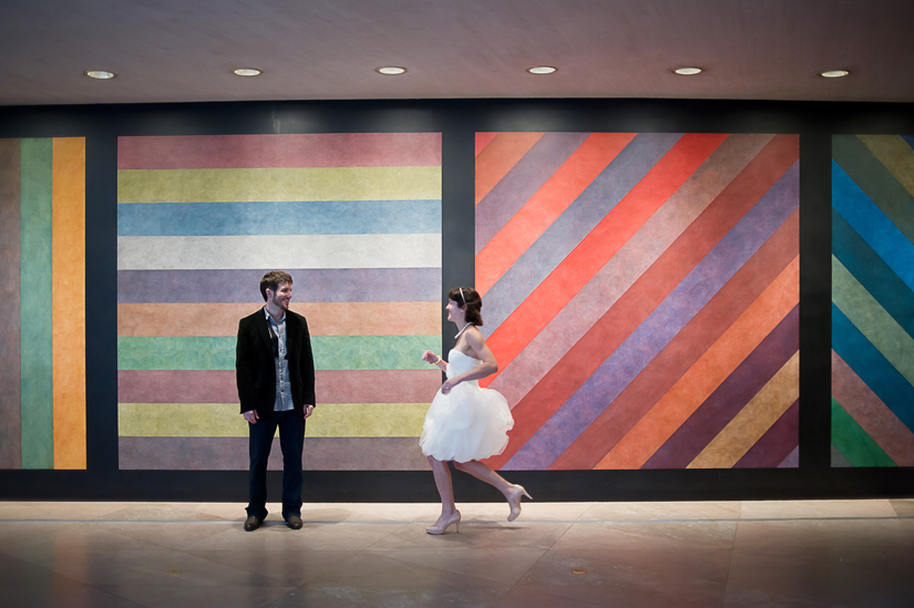 wedding photos in the national gallery of art