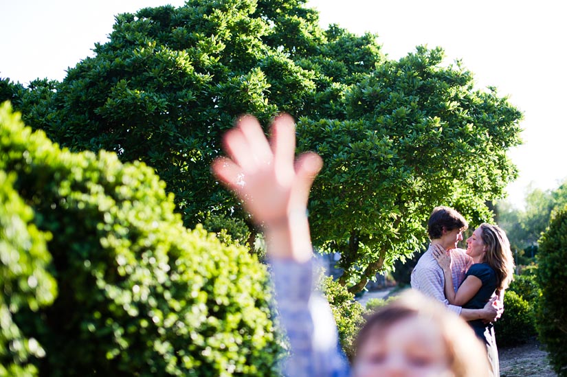 engagement session with the kids along