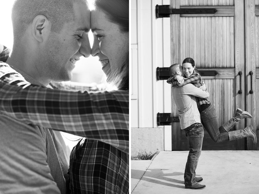engagement photos in black and white