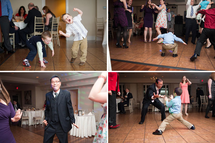 dancing at the wedding reception