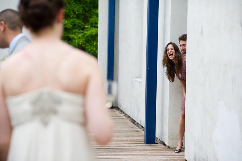 wedding guests at patapsco female institute wedding