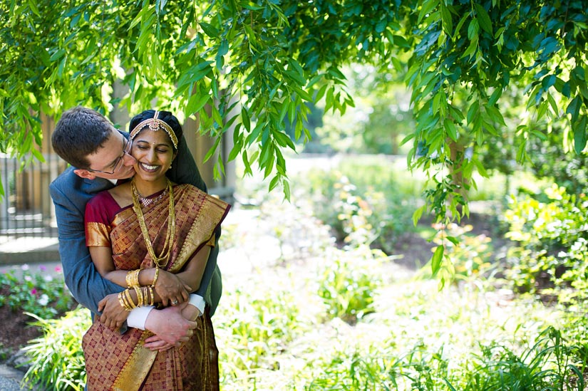 bride and groom photos at indian wedding