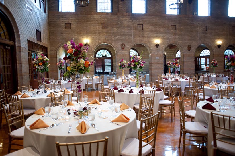 wedding reception at st. francis hall