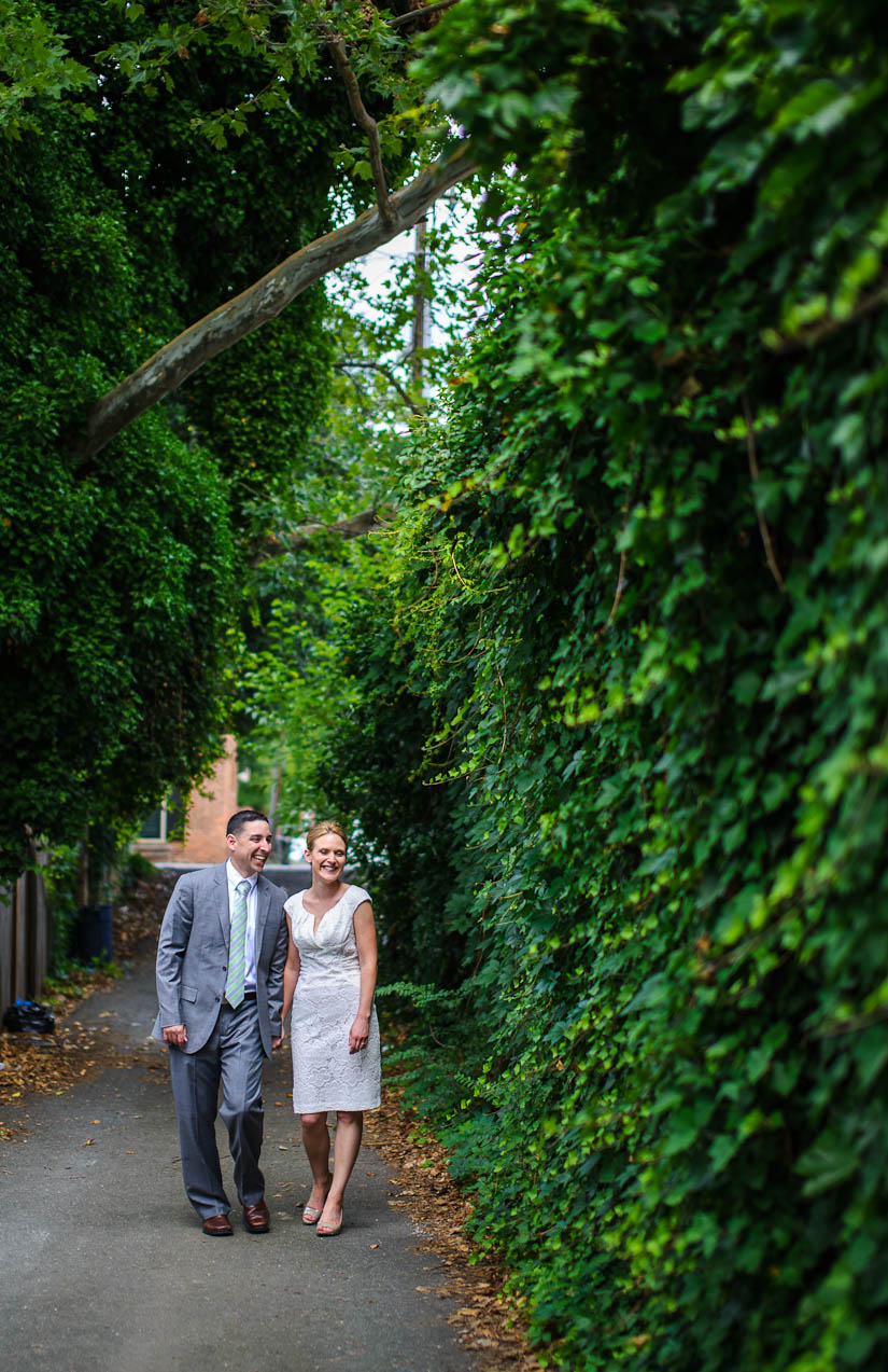 old town alexandria wedding portrait