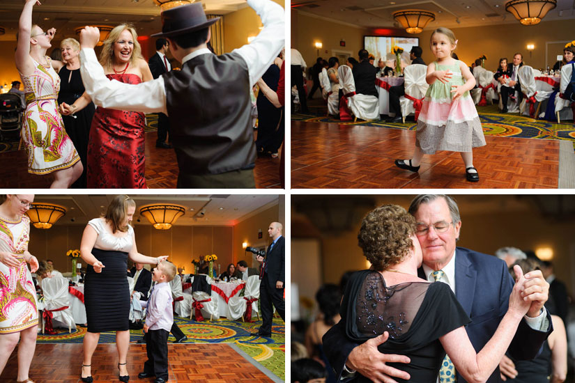 dancing at the dulles airport marriott wedding