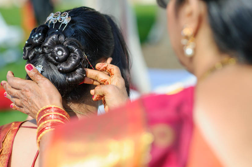 outdoor indian wedding ceremony