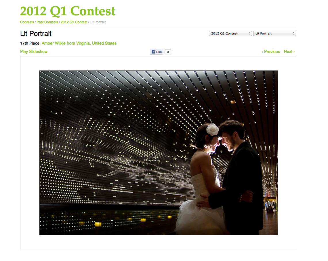 WPJA award - photojournalism in weddings - 2012 Q1