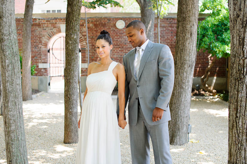 beautiful couple at meridian house wedding