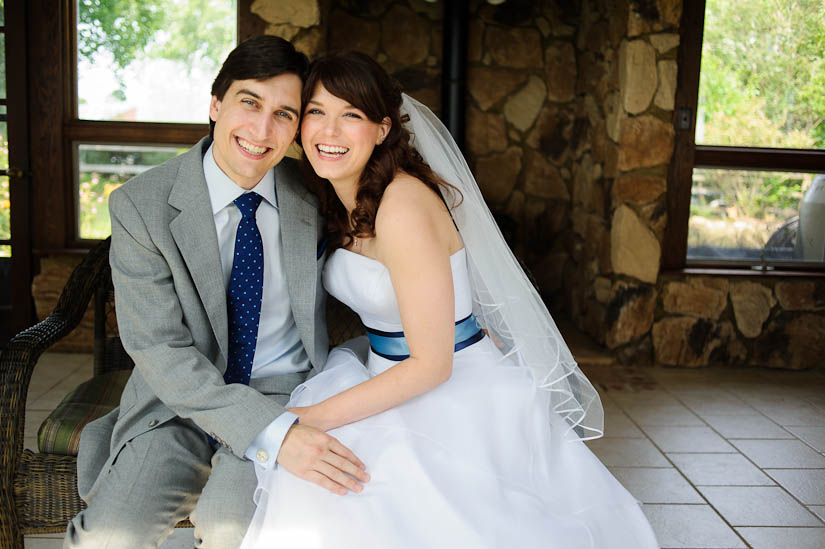 beautiful wedding portraits at home