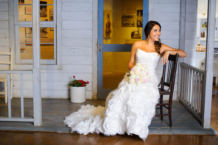 bridal portrait at levine museum of the new south