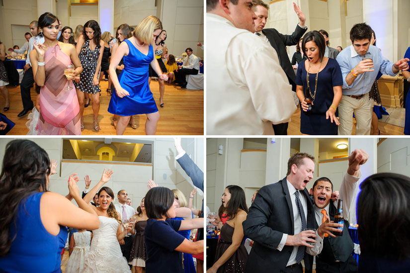 dance party at charlotte destination wedding