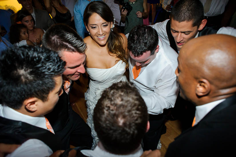 dance circle at levine museum of the new south wedding