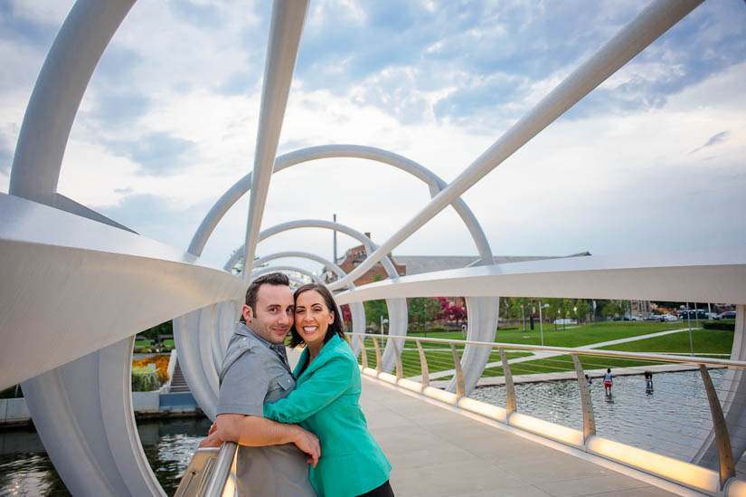 engagement session at navy yard