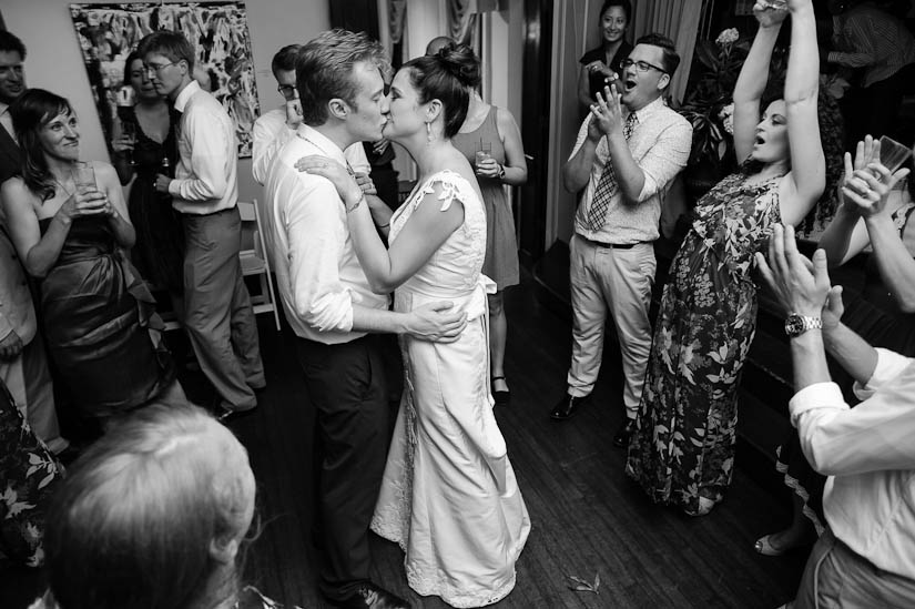 bride and groom dancing during arts club of washington wedding