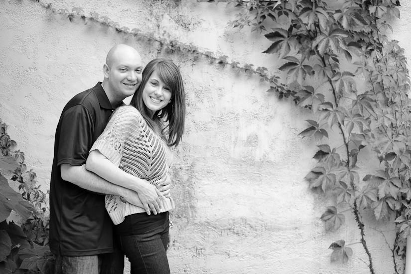 couple laughing at glen echo park engagement session