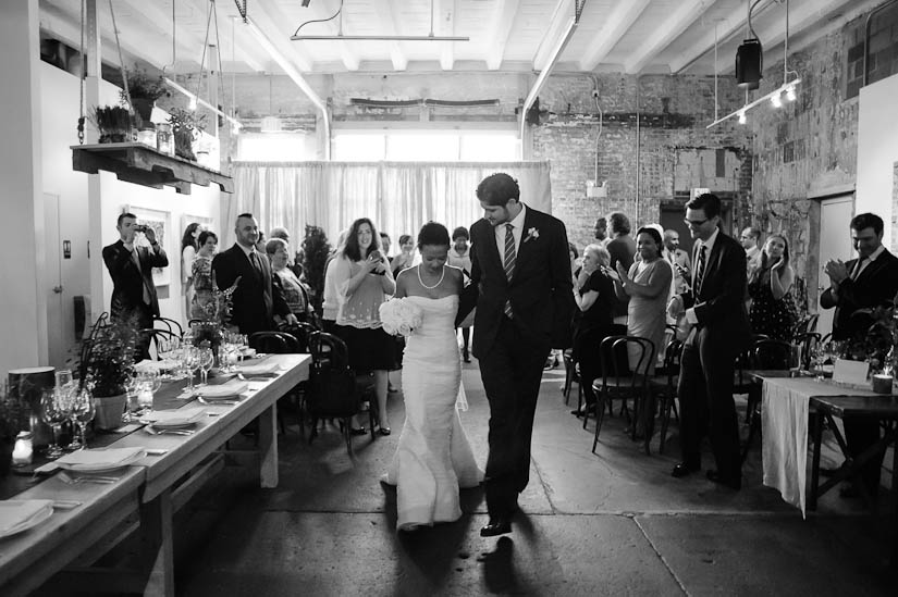 recessional at longview gallery wedding