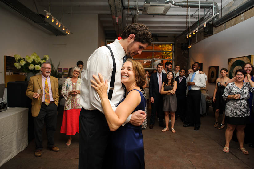 mother of the groom dance at longview gallery wedding