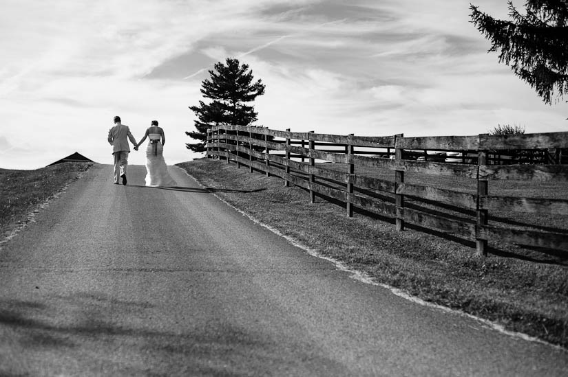 bride and groom at marriott ranch wedding