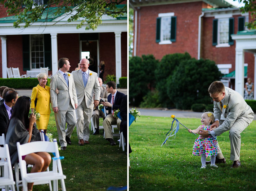 walking down the aisle at marriott ranch