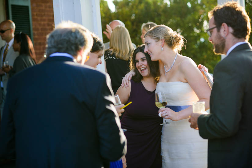 laughing at the marriott ranch wedding