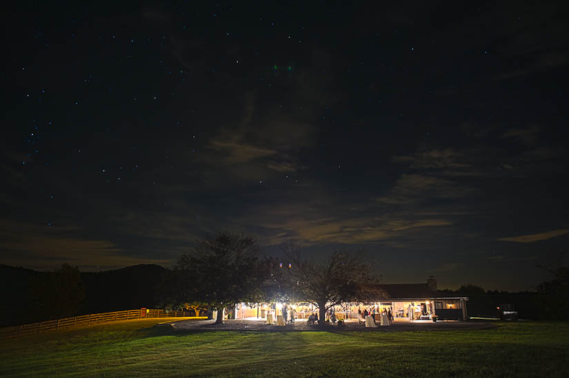 epic reception shot at marriott ranch wedding