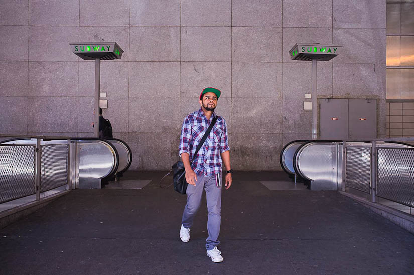 street photography at jay street subway in brooklyn