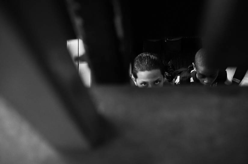 street photography at a subway entrance