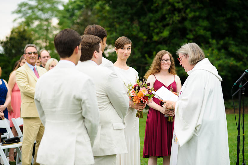 wedding ceremony photos at woodlawn manor