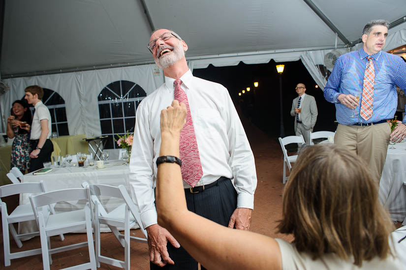 dancing during the woodlawn manor wedding reception