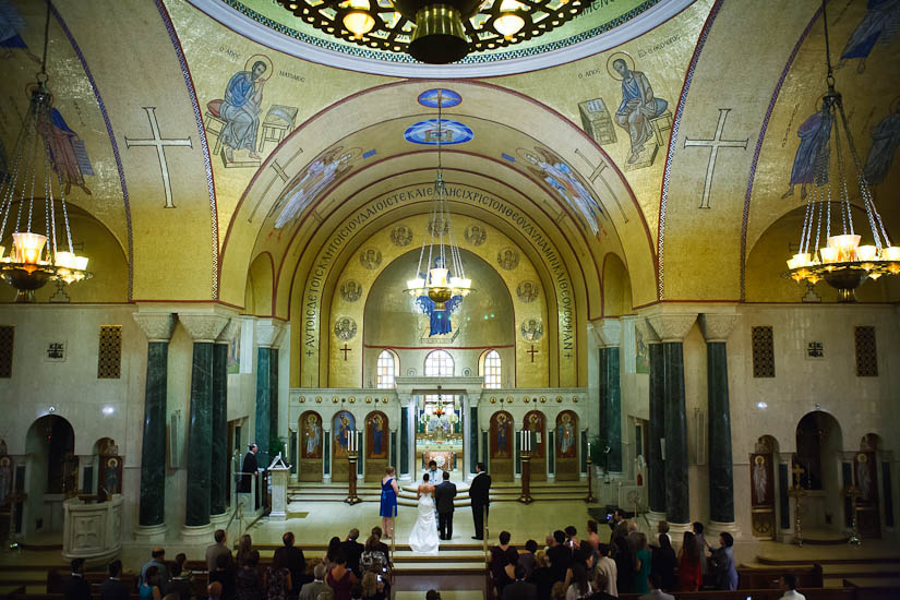 wedding at saint sophia greek orthodox church