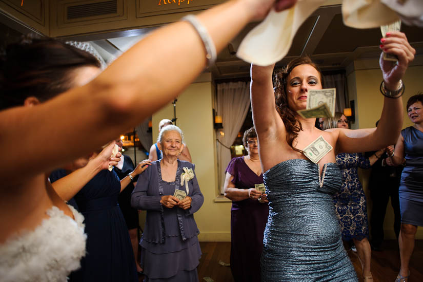 throwing money during washington dc greek wedding