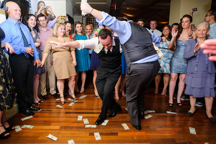 groom dancing at washington dc greek wedding